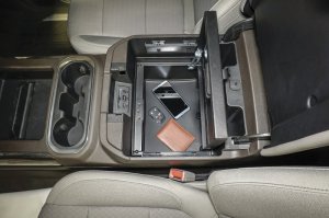 Chevrolet Silverado 2500HD Console Safe - Tuffy Products - W/ Keyed Lock - Black - `20-`24